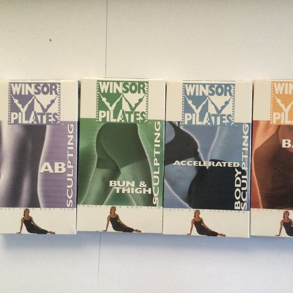 4 Winsor Pilate body sculpting VHS tapes new sealed - Picture 1 of 3